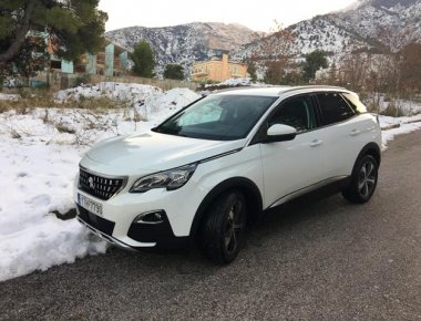 Δοκιμή του νέου Peugeot 3008 στους χιονισμένους δρόμους της Αττικής